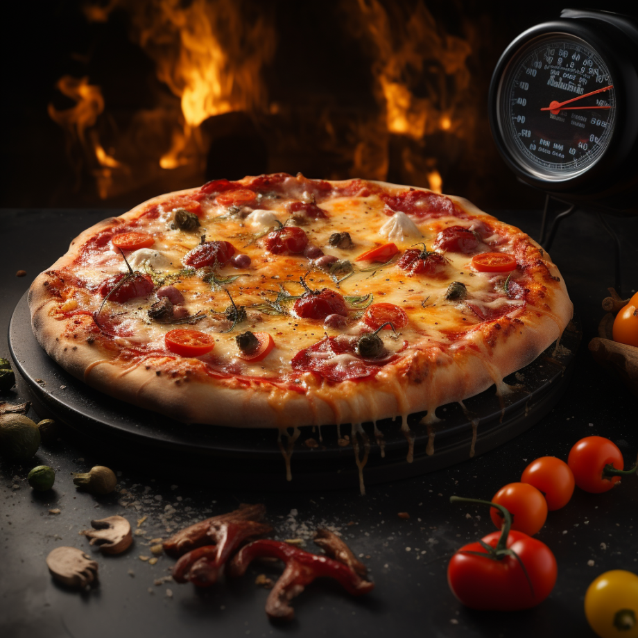 La bonne température pour cuire une pizza au four